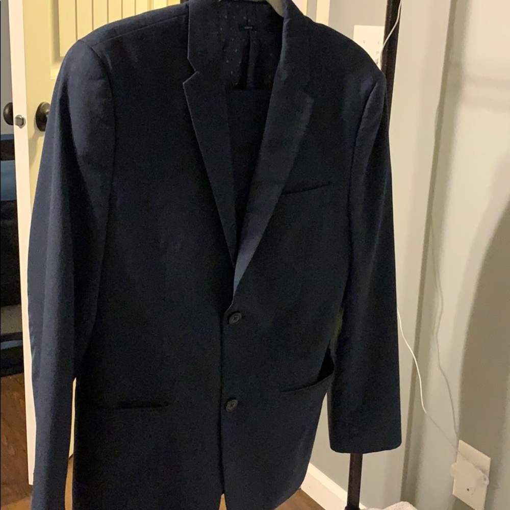 Perry Ellis Slim Fit  40 Short Blazer/ Pants 32x30